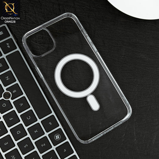 iPhone 14 Pro Cover - Transparent - New Clear Back Soft Borders MagSafe Case With Camera Bumper Protection