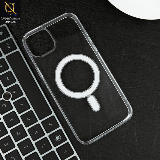 iPhone 14 Cover - Transparent - New Clear Back Soft Borders MagSafe Case With Camera Bumper Protection