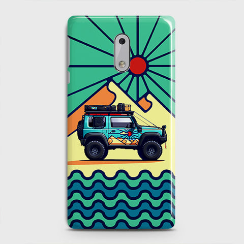 Nokia 6 Cover - Adventure Series - Matte Finish - Snap On Hard Case with LifeTime Colors Guarantee