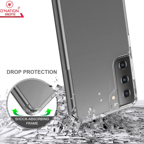 Samsung Galaxy S21 Plus 5G Cover  - ONation Crystal Series - Premium Quality Clear Case No Yellowing Back With Smart Shockproof Cushions
