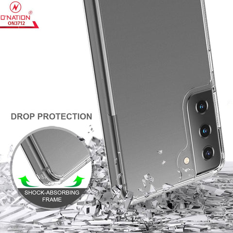 Samsung Galaxy S21 5G Cover  - ONation Crystal Series - Premium Quality Clear Case No Yellowing Back With Smart Shockproof Cushions