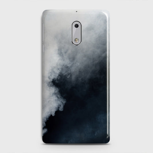 Nokia 6 Cover - Matte Finish - Trendy Misty White and Black Marble Printed Hard Case with Life Time Colors Guarantee (Fast Delivery)
