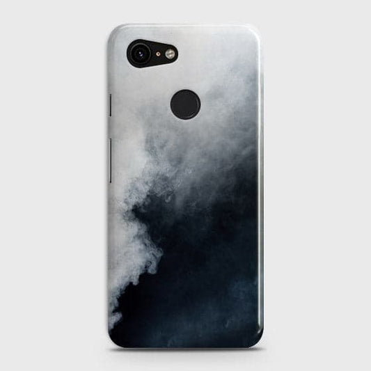 Google Pixel 3 Cover - Matte Finish - Trendy Misty White and Black Marble Printed Hard Case with Life Time Colors Guarantee ( Fast Delivery )