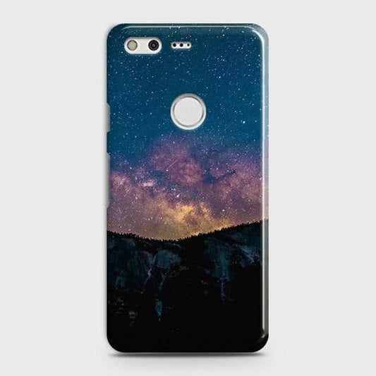 Google Pixel Cover - Matte Finish - Embrace Dark Galaxy  Trendy Printed Hard Case with Life Time Colors Guarantee ( Fast Delivery )