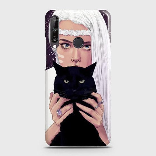Huawei P40 Lite Cover - Trendy Wild Black Cat Printed Hard Case with Life Time Colors Guarantee b54 ( Fast Delivery )