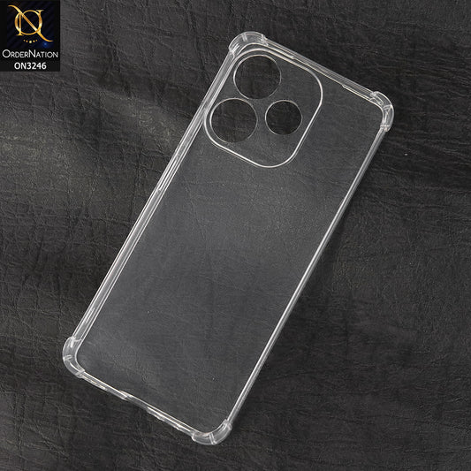 Oppo A5 Pro 5G Cover - Transparent -  Soft 4D Design Shockproof Silicone Transparent Clear Camera Protection Case