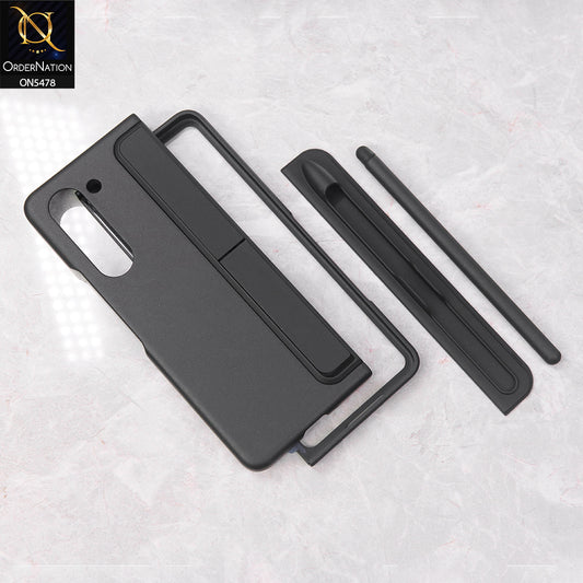 Samsung Galaxy Z Fold 5 5G Cover - Black - Slim Standing Cover with S Pen