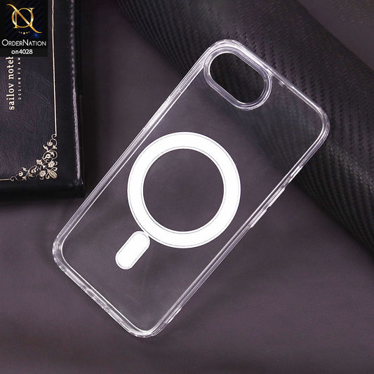 iPhone 16e Cover - Transparent - New Clear Back Soft Borders MagSafe Case With Camera Bumper Protection