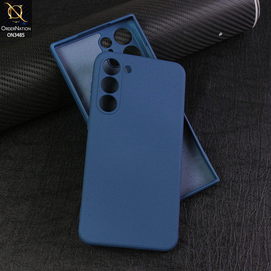 Samsung Galaxy S23 Plus 5G Cover - Blue - ONation Silica Gel Series - HQ Liquid Silicone Elegant Colors Camera Protection Soft Case