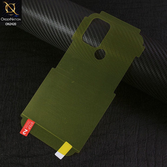 Tecno Pova Protector - Transparent Hydro Jell Skin Film Unbreakable Back Protector Sheet