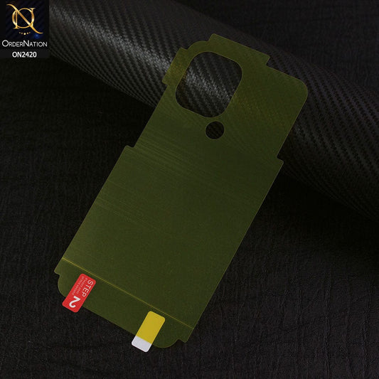 Xiaomi Mi Note 10 Lite Protector - Transparent Hydro Jell Skin Film Unbreakable Back Protector Sheet