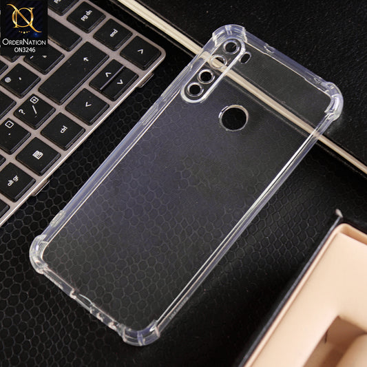 Xiaomi Redmi Note 8 Cover - Soft 4D Design Shockproof Silicone Transparent Clear Camera Protection Case