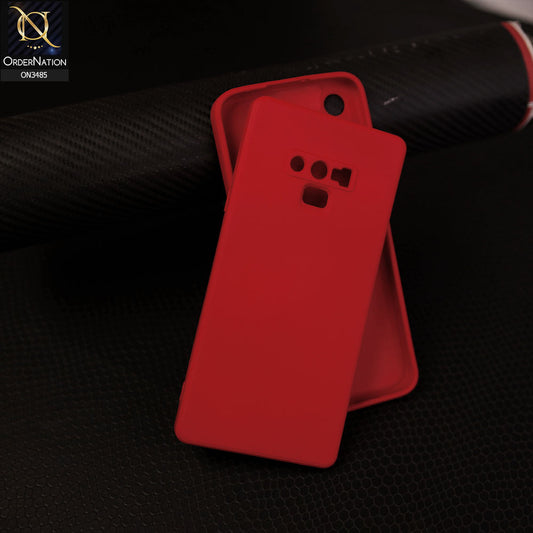Samsung Galaxy Note 9 Cover - Dark Red - ONation Silica Gel Series - HQ Liquid Silicone Elegant Colors Camera Protection Soft Case