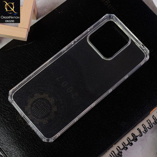 Xiaomi Redmi 12C Cover -  Four Sided Airbag  Clear Transparent Soft Case