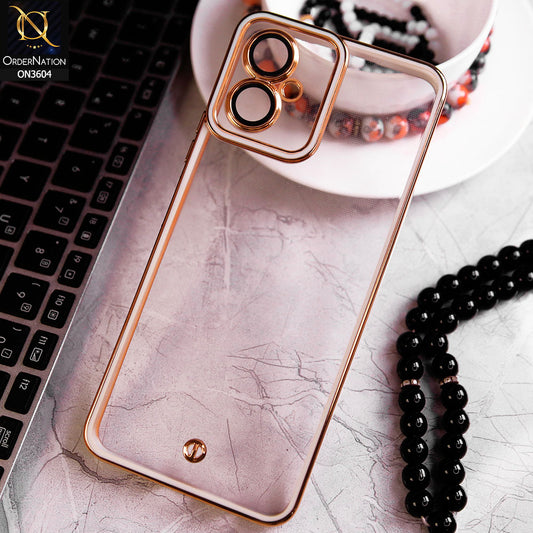 Tecno Camon 19 Neo Cover - White - New Electroplated Side Borders Camera And Lense Protection Case