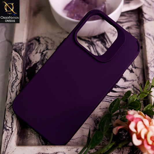 iPhone 15 Pro Cover - Purple - New Applicable Drop-Resistant Phone Case with Lens Protector Soft Case