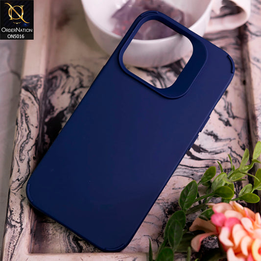 iPhone 15 Pro Max Cover - Blue- New Applicable Drop-Resistant Phone Case with Lens Protector Soft Case