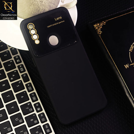 Oppo A31 - Black - Glass Lense Ultra Camera Protection Soft Silicon Case