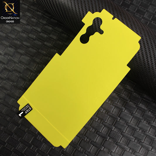 Samsung Galaxy A13 5G Back Protector - Transparent Hydro Jell Skin Film Unbreakable Back Protector Sheet
