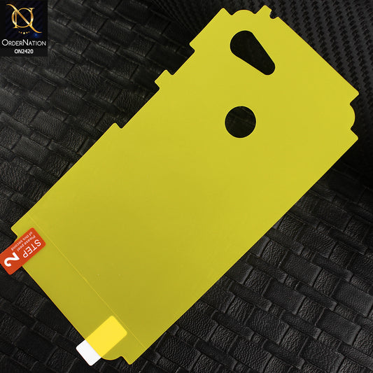 Google Pixel 3 Protector Cover - Transparent Hydro Jell Skin Film Unbreakable Back Protector Sheet