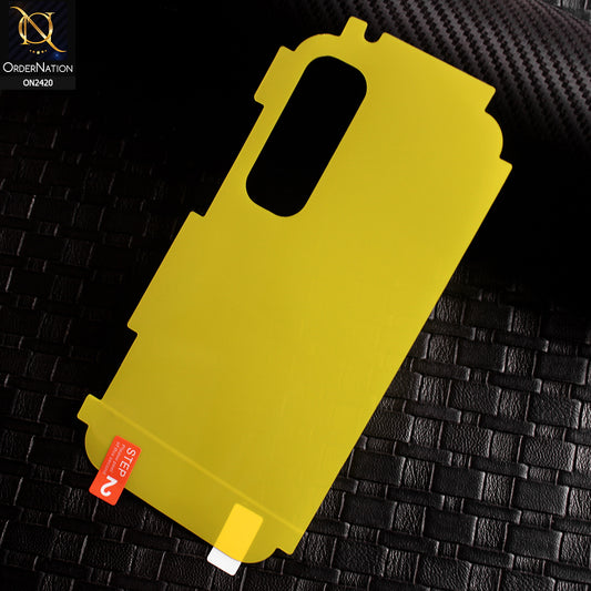 Xiaomi Mi Note 10 Lite Protector - Transparent Hydro Jell Skin Film Unbreakable Back Protector Sheet