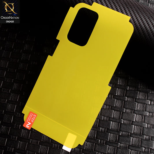 OnePlus Nord N200 5G Protector - Transparent Hydro Jell Skin Film Unbreakable Back Protector Sheet