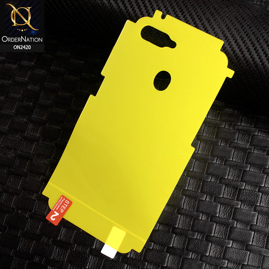 Oppo A11k Protector - Transparent Hydro Jell Skin Film Unbreakable Back Protector Sheet