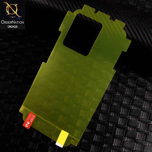 Infinix Zero 20 Protector - Transparent Hydro Jell Skin Film Unbreakable Back Protector Sheet