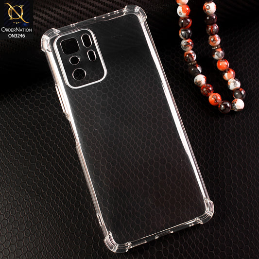 Xiaomi Redmi Note 11 Pro 5G Cover - Soft 4D Design Shockproof Silicone Transparent Clear Camera Protection Case