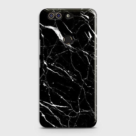 Infinix Zero 5 Pro Cover - Trendy Black Marble Printed Hard Case with Life Time Colors Guarantee