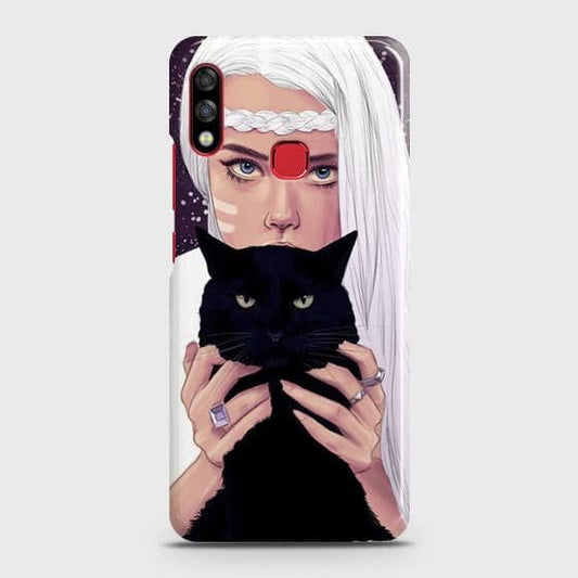 Infinix Hot 7 Pro Cover - Trendy Wild Black Cat Printed Hard Case with Life Time Colors Guarantee ( Fast Delivery )