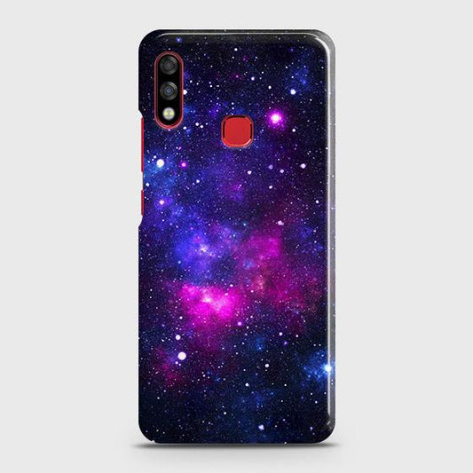 Infinix Hot 7 Pro Cover - Dark Galaxy Stars Modern Printed Hard Case with Life Time Colors Guarantee ( Fast Delivery )