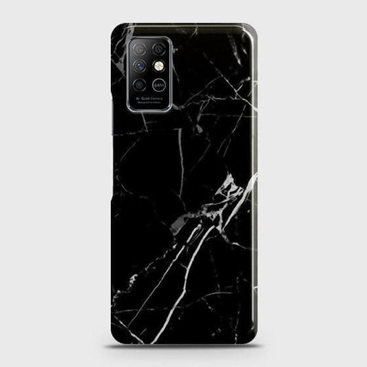Infinix Note 8 Cover - Black Modern Classic Marble Printed Hard Case with Life Time Colors Guarantee (Fast Delivery)