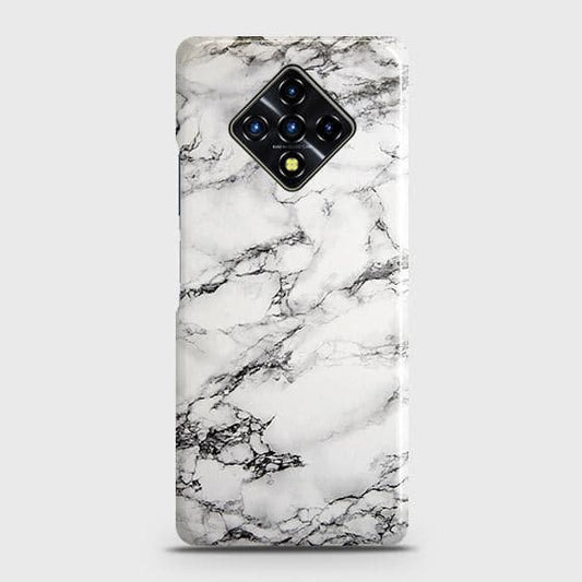Infinix Zero 8 Cover - Matte Finish - Trendy Mysterious White Marble Printed Hard Case with Life Time Colors Guarantee ( Fast Delivery )