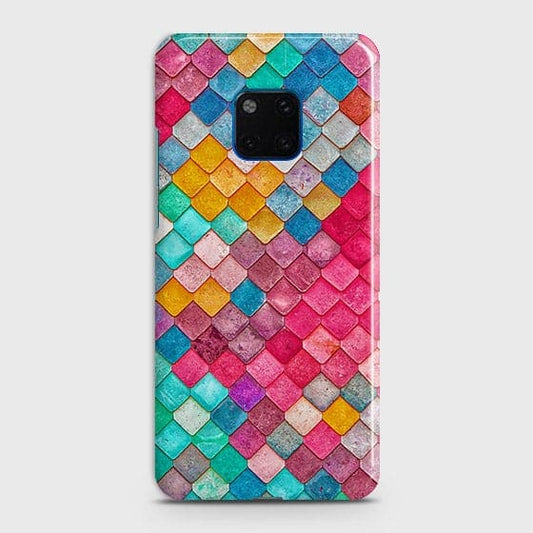 Huawei Mate 20 Pro Cover - Chic Colorful Mermaid Printed Hard Case with Life Time Colors Guarantee ( Fast Delivery )