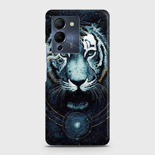 Infinix Note 12 G96 Cover - Vintage Galaxy Tiger Printed Hard Case with Life Time Colors Guarantee (Fast Delivery)