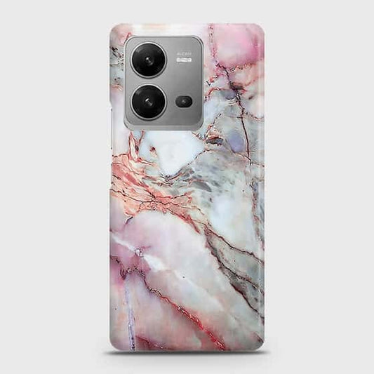 Vivo V25e Cover - Violet Sky Marble Trendy Printed Hard Case with Life Time Colors Guarantee (Fast Delivery)
