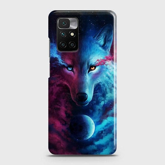 Xiaomi Redmi 10 2022 Cover - Infinity Wolf Trendy Printed Hard Case with Life Time Colors Guarantee  ( Fast Delivery )