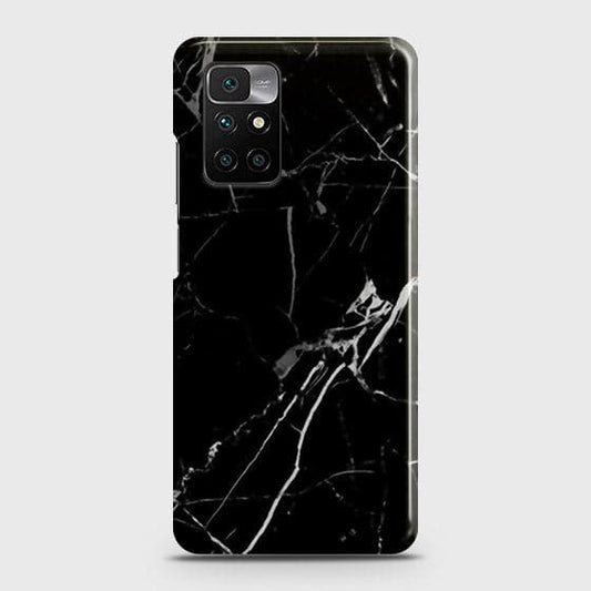 Xiaomi Redmi 10 2022 Cover - Black Modern Classic Marble Printed Hard Case with Life Time Colors Guarantee b56 ( Fast Delivery )