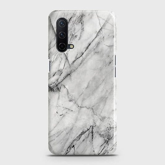 OnePlus Nord CE 5G Cover - Matte Finish - Trendy White Marble Printed Hard Case with Life Time Colors Guarantee (Fast Delivery)