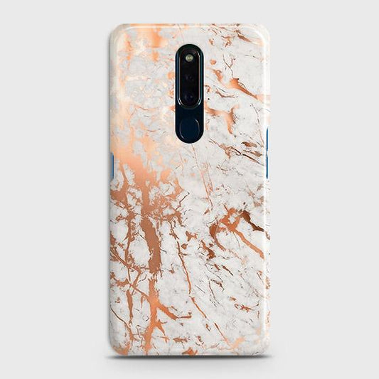 Oppo A9 / A9x Cover - In Chic Rose Gold Chrome Style Printed Hard Case with Life Time Colors Guarantee (Fast Delivery)