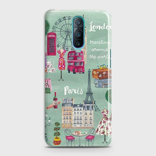 OPPO R17 Pro Cover - Matte Finish - London, Paris, New York ModernPrinted Hard Case with Life Time Colors Guarantee ( Fast Delivery )