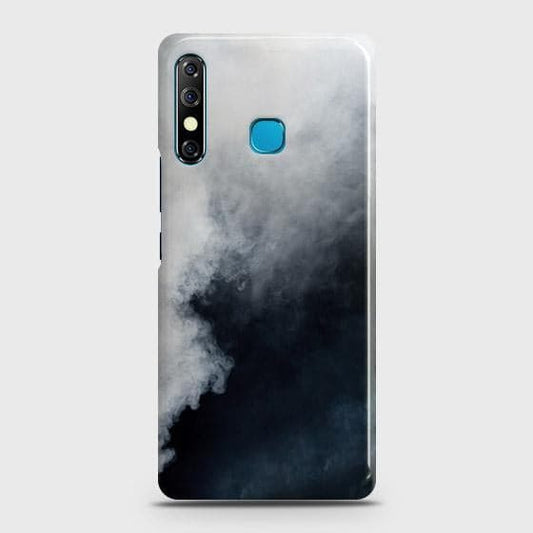 Infinix Hot 8 Cover - Matte Finish - Trendy Misty White and Black Marble Printed Hard Case with Life Time Colors Guarantee(B31) 1 ( Fast Delivery )