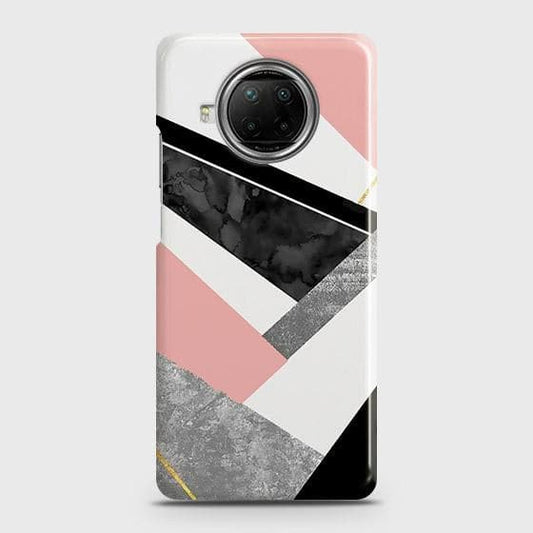 Xiaomi Mi 10i Cover - Matte Finish - Geometric Luxe Marble Trendy Printed Hard Case with Life Time Colors Guarantee (Fast Delivery)