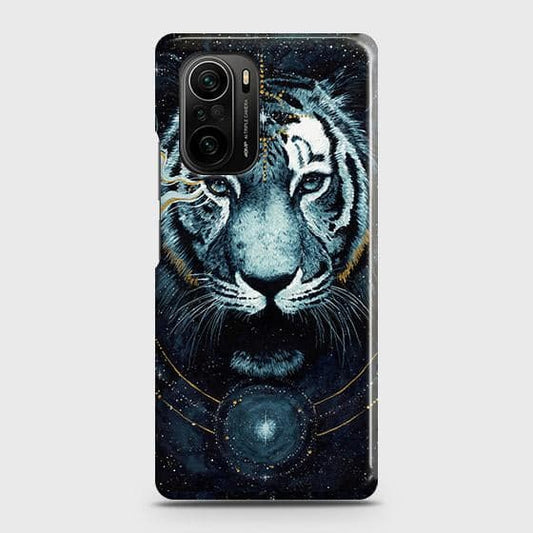 Xiaomi Redmi K40 Pro Cover - Vintage Galaxy Tiger Printed Hard Case with Life Time Colors Guarantee (Fast Delivery)