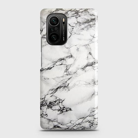 Xiaomi Mi 11i Cover - Matte Finish - Trendy Mysterious White Marble Printed Hard Case with Life Time Colors Guarantee ( Fast Delivery )