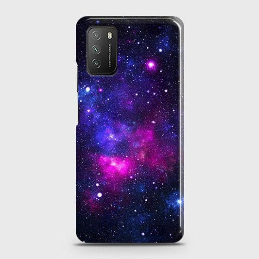 Xiaomi Poco M3 Cover - Dark Galaxy Stars Modern Printed Hard Case with Life Time Colors Guarantee (Fast Delivery)