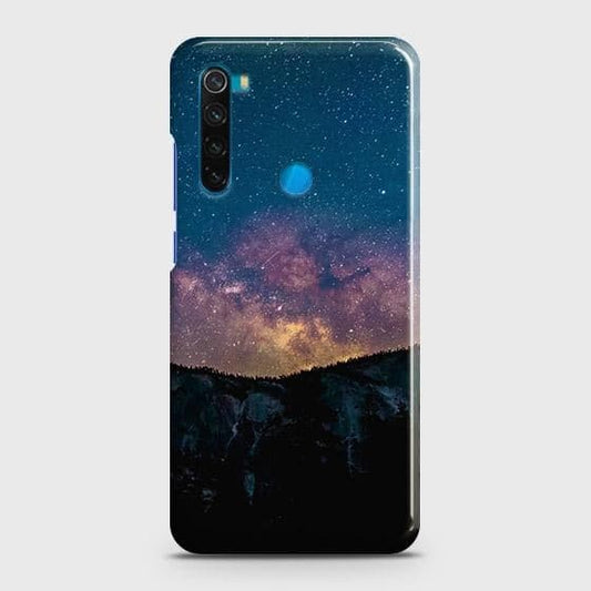 Xiaomi Redmi Note 8 2021 Cover - Matte Finish - Embrace Dark Galaxy  Trendy Printed Hard Case with Life Time Colors Guarantee ( Fast Delivery )