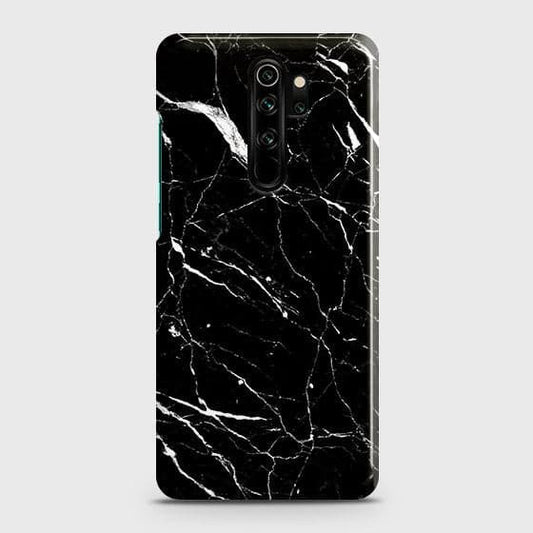 Xiaomi Redmi Note 8 Pro Cover - Trendy Black Marble Printed Hard Case with Life Time Colors Guarantee(3) ( Fast Delivery )