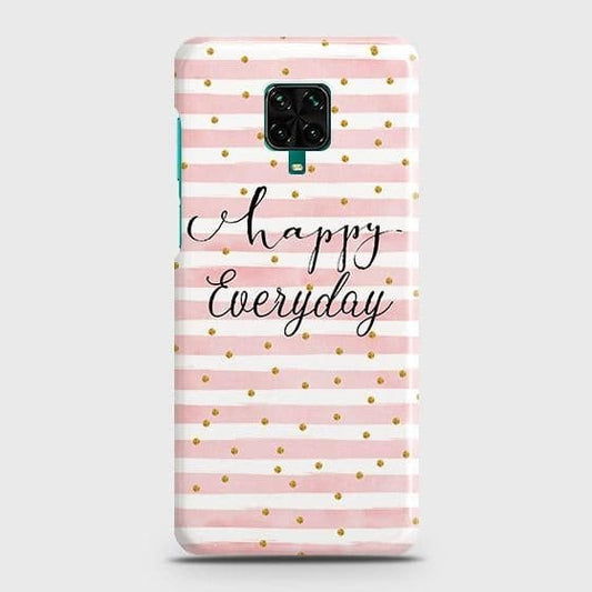 Xiaomi Redmi Note 9S Cover - Trendy Happy Everyday Printed Hard Case with Life Time Colors Guarantee ( Fast Delivery )